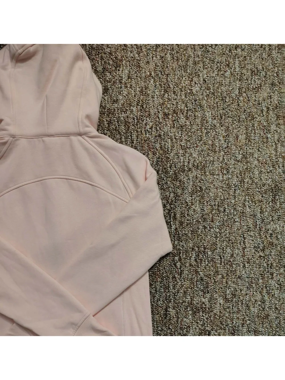 Lululemon Scuba Full-Zip Hoodie Strawberry Milkshake Size 10 New